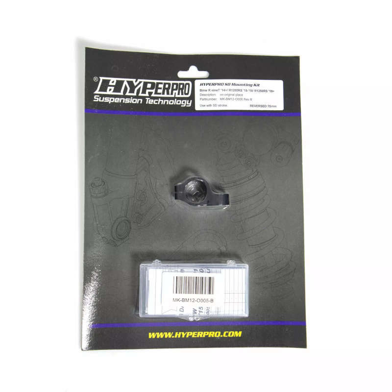 Hyperpro BMW R NineT black directional shock absorber mounting kit Hyperpro BMW R NineT black directional shock absorber mounting kit