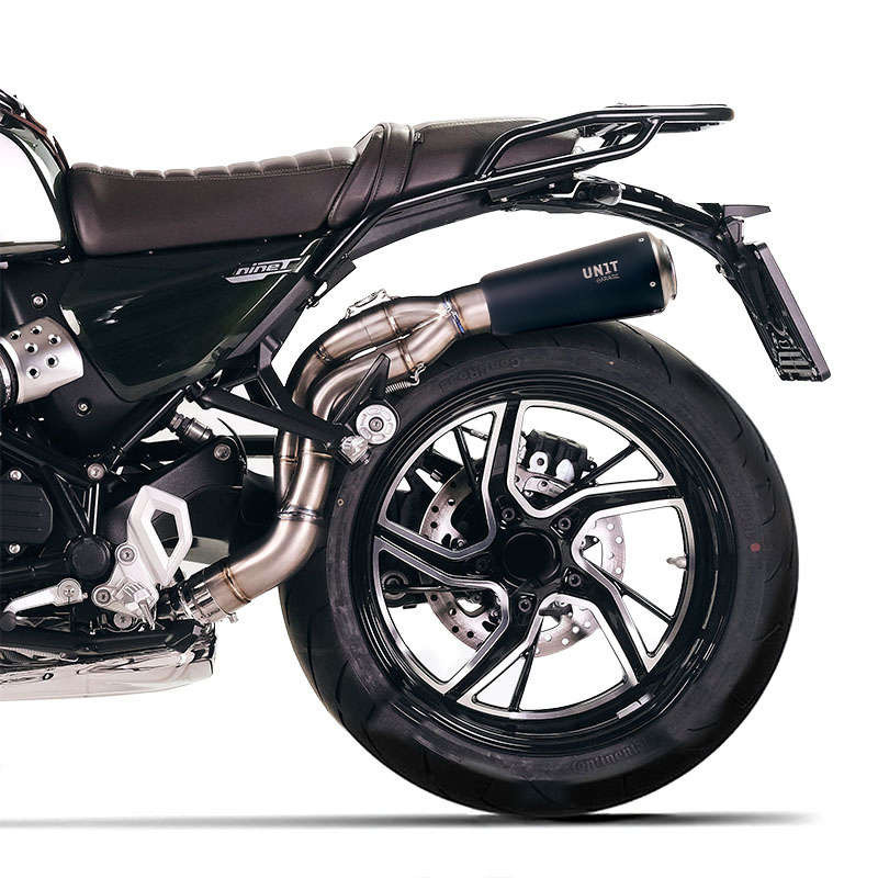 Unit Garage high exhaust BMW R12 & R12 NineT - titanium/black picture 1