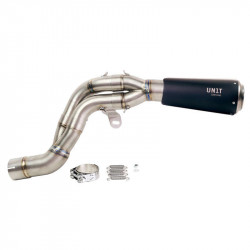 Unit Garage high exhaust BMW R12 & R12 NineT - titanium/black picture 2
