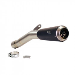 Unit Garage low exhaust BMW R12 & R12 NineT - Titanium/black picture 2