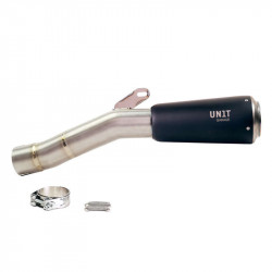 Unit Garage low exhaust BMW R12 & R12 NineT - Titanium/black picture 3