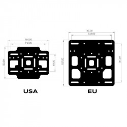 Unit Garage BMW R12 NineT remote plate holder picture 5