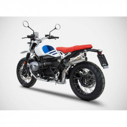 Muffler High Limited Zard inox black BMW R NineT Urban GS 2021-2023 approved picture 2