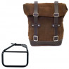 Colorado Brown leather pannier set + right-hand bracket BMW R12 nineT