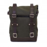 Green/brown canvas bag + right bracket Unit Garage BMW R12 GS - 10/14 liters picture 1