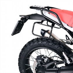 Sacoche toile noire/marron + support droit Unit Garage BMW R12 GS - 10/14 litres image 3