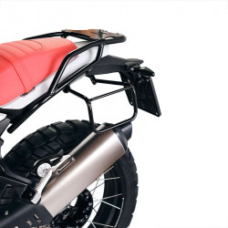 Green/brown canvas bag + left bracket Unit Garage BMW R12 GS - 10/14 liters picture 2