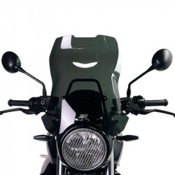 Pare-brise XL et support GPS Unit Garage BMW R NineT - fumé image 1