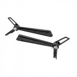 FCR Original Rear Footrest Brackets BMW R NineT - black picture 1