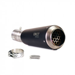 Unit short exhaust BMW R12 & R12 NineT - Titanium - black