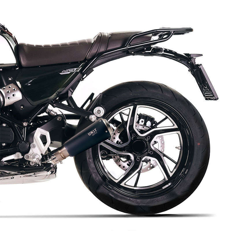 Pot d'échappement court Unit Garage BMW R12 & R12 NineT - titane - noir image 1 Pot d'échappement court Unit Garage BMW R12 & R12 NineT - titane - noir image 1