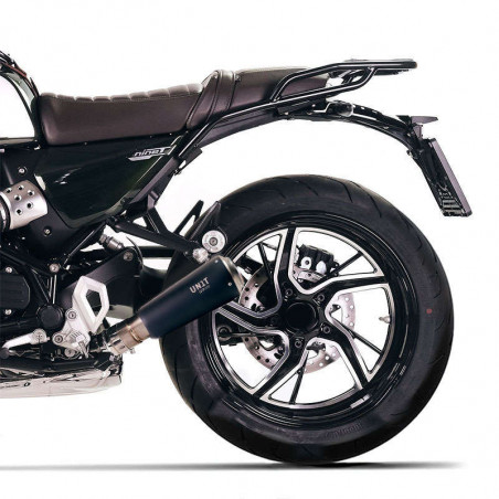 Pot d'échappement court Unit Garage BMW R12 & R12 NineT - titane - noir image 1