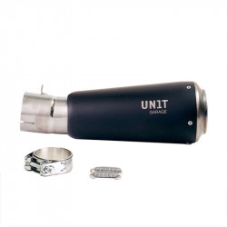 Unit short exhaust BMW R12 & R12 NineT - Titanium - black