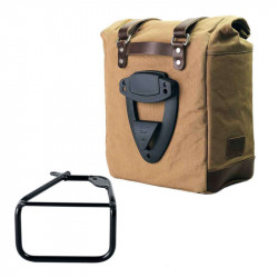 Unit Garage Set beige Scram panniers + right-hand bracket BMW R12 NineT - 22/30 liters picture 3