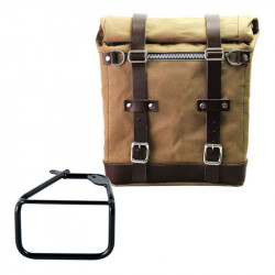 Unit Garage Set beige Scram panniers + right-hand bracket BMW R12 NineT - 22/30 liters picture 1