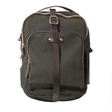 Sacoche de réservoir en toile Unit Garage - vert/marron image 1