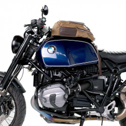 Unit Garage canvas tank bag - black/brown picture 6