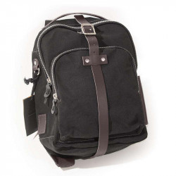 Unit Garage canvas tank bag - black/brown picture 1