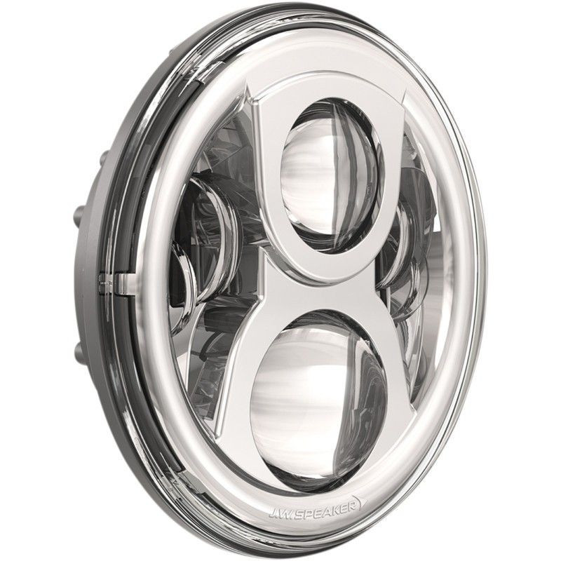 Insert de Phare JW Speaker LED 8700 argent BMW R NineT