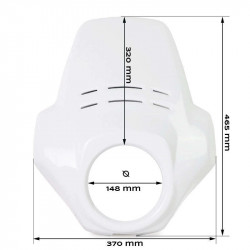 Unit Garage Fennel windscreen BMW R12 GS - white picture 2