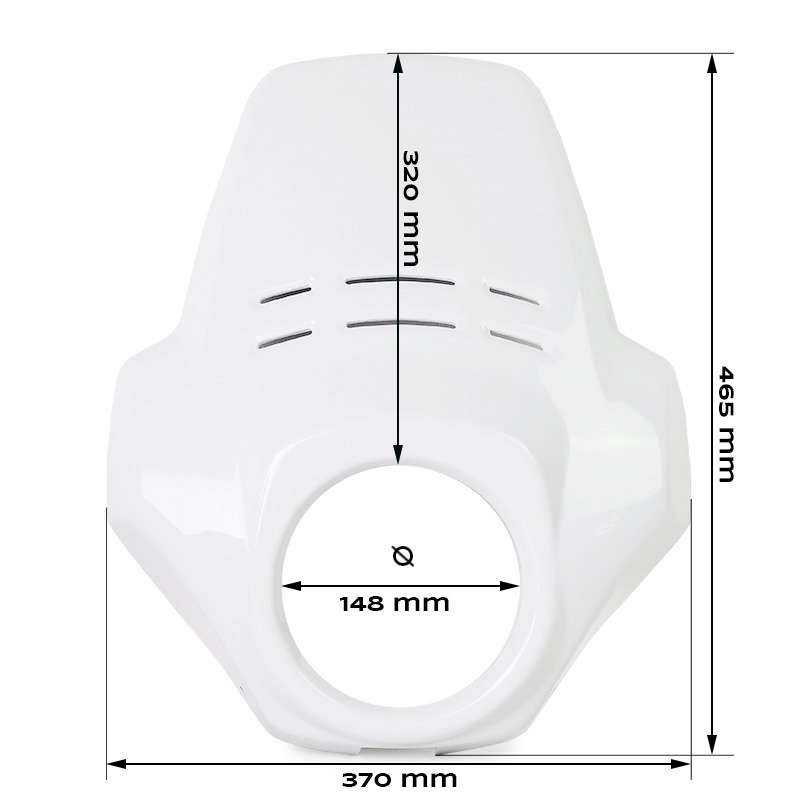 Unit Garage Fennel windscreen BMW R12 GS - white・R12 Store
