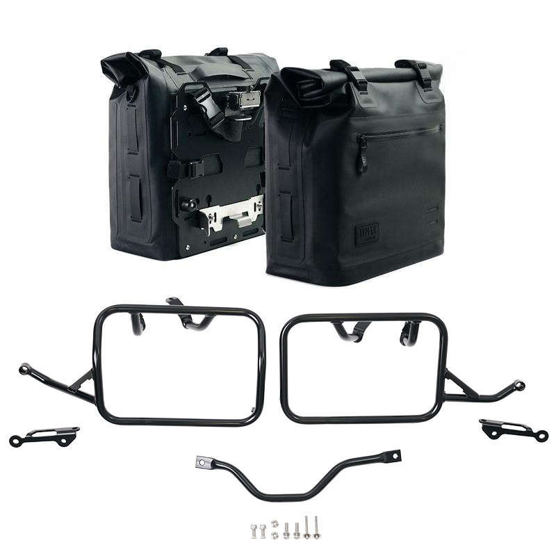 Set of 2 Khali panniers + Unit Garage BMW R12 GS frames - 35/45 liters picture 1