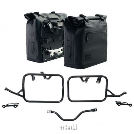 Set of 2 Khali panniers + Unit Garage BMW R12 GS frames - 35/45 liters picture 1