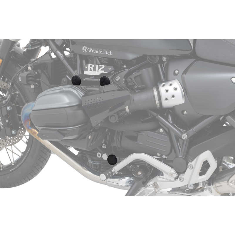 Jeu de bouchons de cadre Wunderlich BMW R12, R12 GS & R12 NineT – 6 pièces image 1