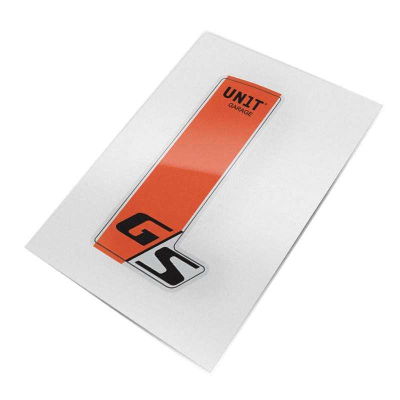 Unit Garage sticker windshield fenouil R12 GS - light white picture 1